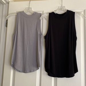 Set of 2 Athleta dressy tanks, size XXS.